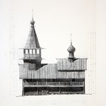 Часовня Петра и Павла, д. Волкостров. Фасад южный.