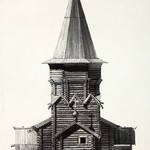 Церковь Петра и Павла, с. Лычный Остров. Проект реставрации. 2-й вариант (автор - арх. Ополовников). Фасад восточный.