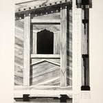 Часовня Петра и Павла, д. Волкостров. Окно в сенях (деталь).