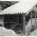 Успенский собор, г. Кемь. Реставрация крыльца и центральной галереи. Общий вид крыльца и галереи после реставрации.