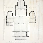 л. 1. Успенский собор, г. Кемь. Архитектор А.В. Ополовников. 1950 г. План