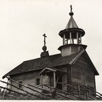 л. 25. Часовня, д. Кондобережская. Первая половина 1950-х гг.(?) Вид с севера