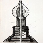 л. 31. Успенская часовня, д. Васильево. Тех. арх. Э.В. Ильин. 1950 г. Деталь главки (обмер)