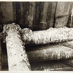 Успенская церковь, г. Кондопога. Фрагмент сруба изнутри.
