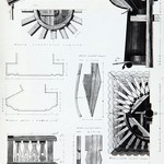 л. 15. Водлозерский Ильинский погост. Архитектор А.В. Ополовников. 1947 г. Детали шейки и потолка-неба (обмер)