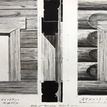 л. 31. Успенская часовня, д. Васильево. Тех. арх. Э.В. Ильин. 1950 г. Деталь окна в алтаре (обмер)