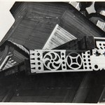 Покровская церковь, о. Кижи. Восстановленные конструктивные элементы кровли трапезной.