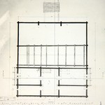 л. 22. Дом Клопова, д. Потаневщина. Тех. арх. Д.Г. Сафонова. 1950 г. План светёлки (обмер)