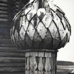 л. 24 об. Успенская церковь, г. Кондопога. 1948-1949 гг.(?) Главка над трапезной до реставрации