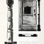 л. 10. Успенский собор, г. Кемь. Архитектор А.В. Ополовников. 1950 г. Столб в трапезной (обмер)