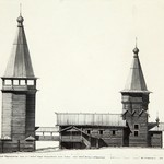 Церковь Петра и Павла, с. Лычный Остров. Проект реставрации. 2-й вариант (автор - арх. Ополовников). Фасад южный.