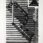 л. 4 об. Успенская церковь, г. Кондопога. А.В. Ополовников. 1948 г. Алтарная бочка (обмер)