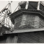 Церковь Петра и Павла, с. Чёлмужи. Восстановленный сруб восьмерика колокольни.