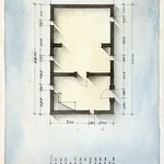 л. 6. Часовня Архангела Михаила, д. Паяницы. Конец 1940-х гг. План
