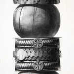 Петропавловская церковь, с. Вирма. Резной столб в трапезной.