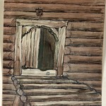 л. 15. Дом Карамнова, д. Онежаны. Конец 1940-х гг. Старый съезд
