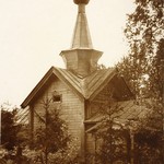л. 37. Церковь Флора и Лавра, с. Мегрега. Первая половина 1950-х гг.(?) Общий вид