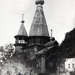 Церковь Петра и Павла, с. Чёлмужи. Фотоснимки Д.В. Милеева из архива ЛОИМК. Вид с юг-востока.