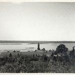 л. 9. Успенская церковь, г. Кондопога. 1948-1949 гг. Общий вид с востока на губу