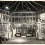 Преображенская церковь, о. Кижи. Общий вид восстановленного иконостаса.