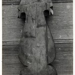 Преображенская церковь, о. Кижи. Ножка скамьи в церковном помещении.