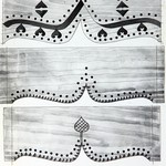 л. 30. Церковь Петра и Павла, с. Вирма. Архитектор А.В. Ополовников. 1950 г. Шаблоны декора (обмер)