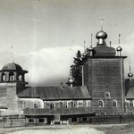 Ильинский погост на Водлозере. Вид до реставрации.