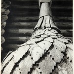 л. 17. Успенская церковь, г. Кондопога. 1948-1949 гг.(?) Фрагмент главки до реставрации