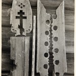 Успенская церковь, г. Кондопога. Детали фронтонного пояса на восьмерике.