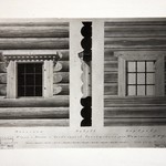 Часовня Петра и Павла, д. Волкостров. Окно старой части часовни.