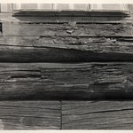 Покровская церковь, о. Кижи. Типичное для обшитых срубов загнивание стен под оконными проёмами.
