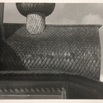 Покровская церковь, о. Кижи. Восстановленная лемеховая кровля и полицы алтарной бочки.