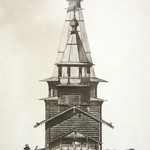 Церковь Петра и Павла, с. Чёлмужи. Проект реставрации (Арх. худ. Гнедовский Б.). Фасад западный.