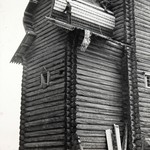 л. 18. Успенская церковь, г. Кондопога. 1949 г.(?) Реставрация покрытия бочки