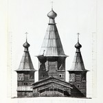 л. 4. Успенский собор, г. Кемь. Архитектор А.В. Ополовников. 1950 г. Западный фасад (реставрация)