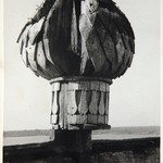 л. 24 об. Успенская церковь, г. Кондопога. 1948-1949 гг.(?) Главка над трапезной в процессе разборки