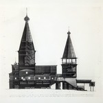 Церковь Вознесения Господня, с. Типиницы. Проект реставрации (арх. Ополовников А., техн. Крохин В.). Разрез продольный.