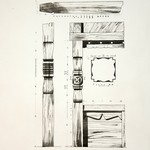 Церковь Петра и Павла, с. Чёлмужи. Проект реставрации (Арх. худ. Гнедовский Б.). Детали крыльца и звонницы.
