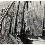 Церковь св. Варвары, с. Яндомозеро. Состояние кровли углов четверика.