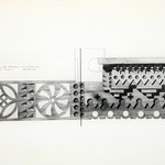 л. 10. Дом Грешникова, д. Обельщина. А.В. Ополовников, 1949 г. Причелина (обмер)