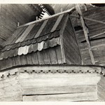 Успенский собор, г. Кемь. Реставрация сруба и кровли южного придела. Бочка южного придела после аварийного ремонта.