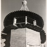 Часовня Петра и Павла в д. Волкостров. Звонница. Вид с юга.