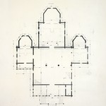 л. 2. Успенский собор, г. Кемь. Архитектор А.Н. Буйнов. 1947 г. План (обмер)