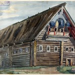 л. 4. Дом Беззубикова, д. Падмозеро. Конец 1940-х гг. Общий вид