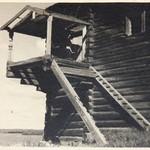 Успенская церковь, г. Кондопога. Южное крыльцо. До реставрации.