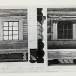 л. 23. Успенская церковь, г. Кондопога. Архитектор А.В. Ополовников. 1948 г. Южное окно в трапезной (обмер)