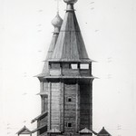 Церковь св. Варвары, с. Яндомозеро. Проект реставрации. Фасад западный.