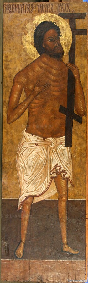 Благоразумный разбойник Рах (северная алтарная дверь).