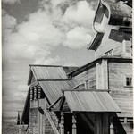 Преображенская церковь, о. Кижи. Общий вид крыльца до реставрации.