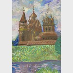 Ясный денёк на острове Кижи